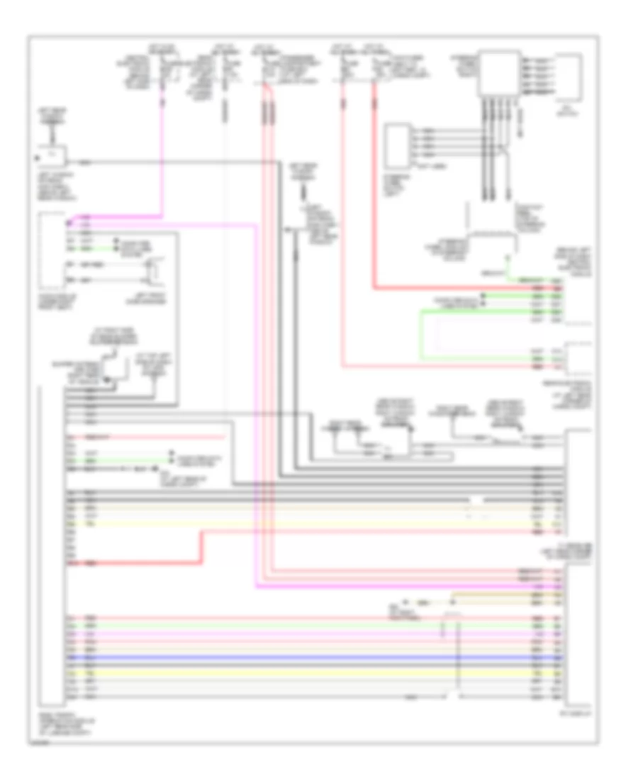 Road Traffic Information Wiring Diagram, Early Production for Volvo V70 2008