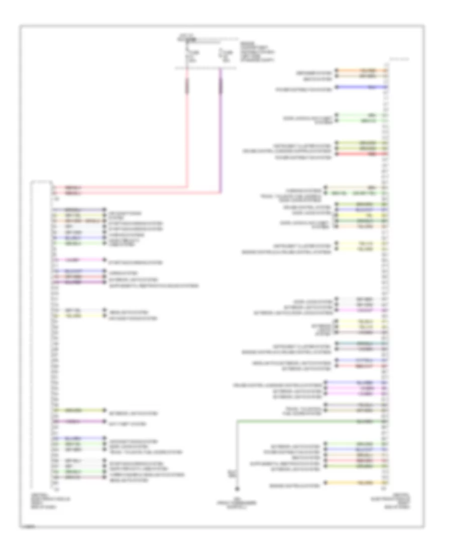 Body Control Modules Wiring Diagram (2 of 2) for Volvo S60 T-6 R-Design 2013