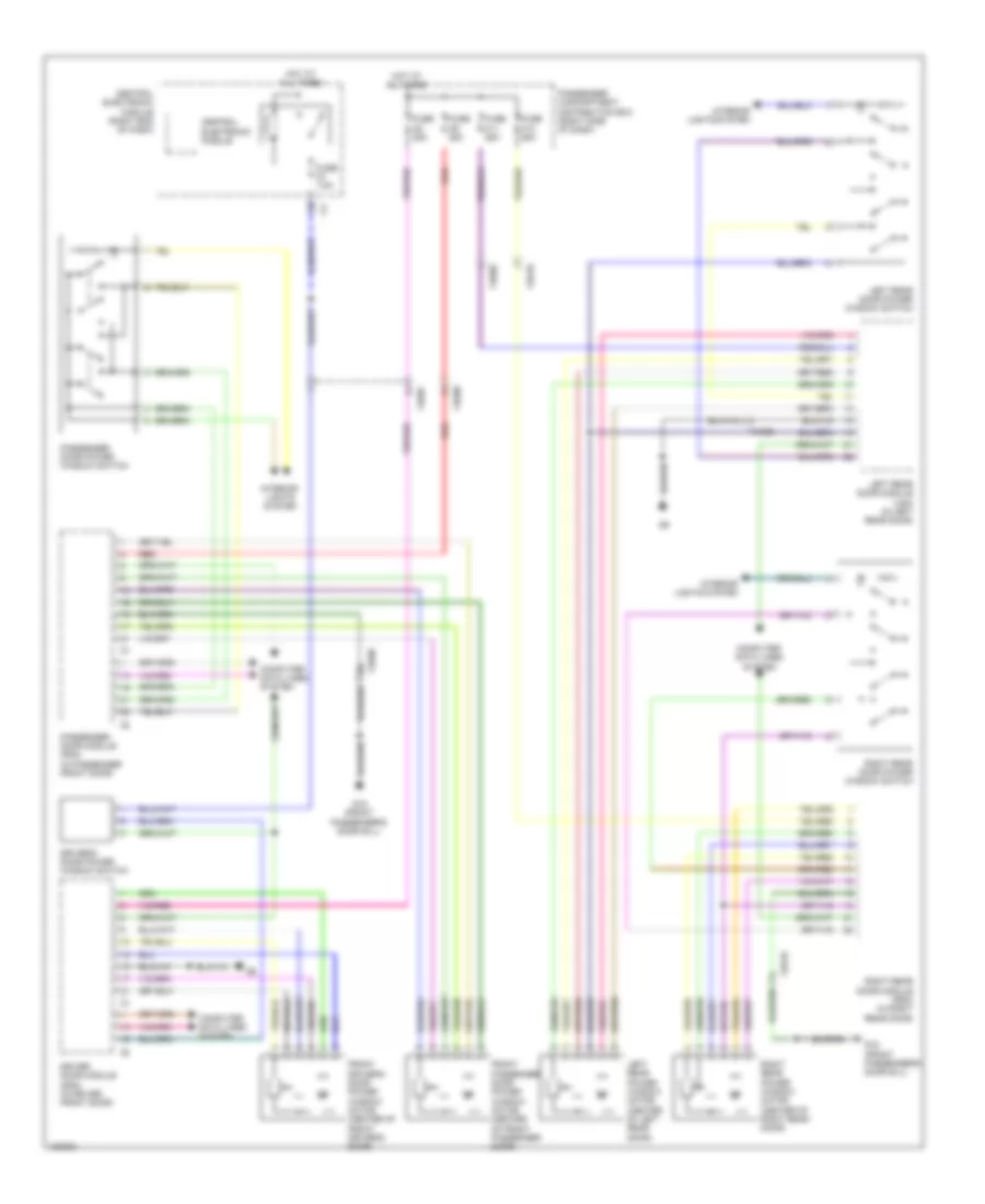 Power Windows Wiring Diagram for Volvo S60 T-6 R-Design 2013