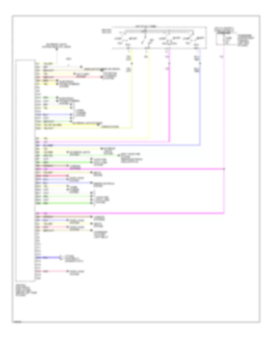 Central Electronic Module Wiring Diagram 1 of 2 for Volvo S60 2003