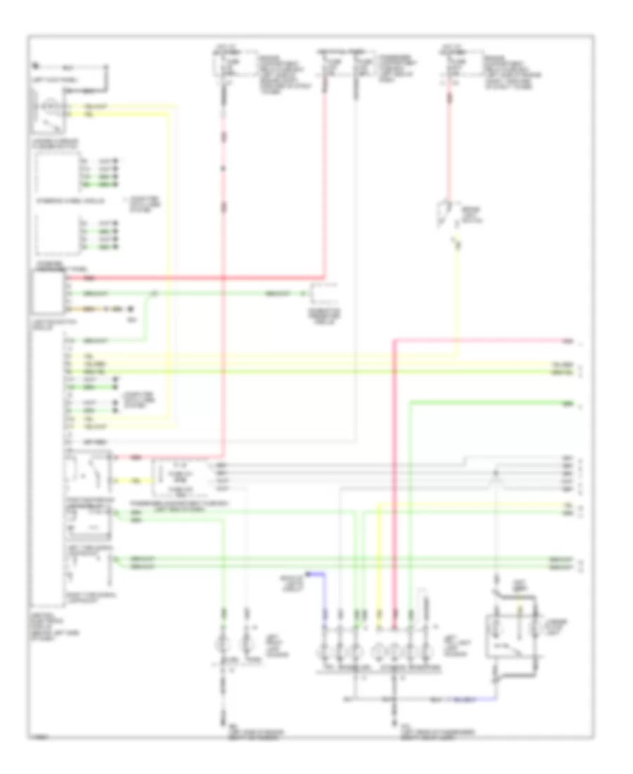 Exterior Lamps Wiring Diagram (1 of 2) for Volvo S60 2003