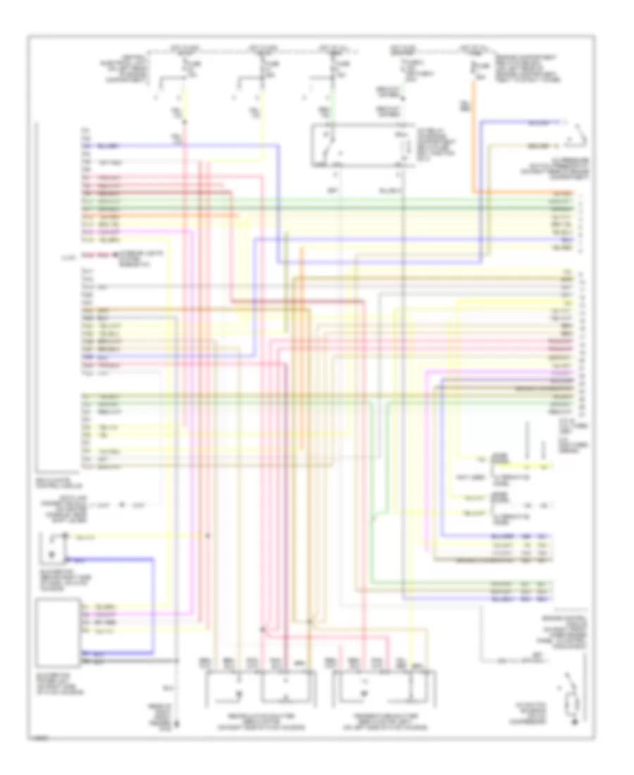 Automatic A C Wiring Diagram 1 of 2 for Volvo C70 1999