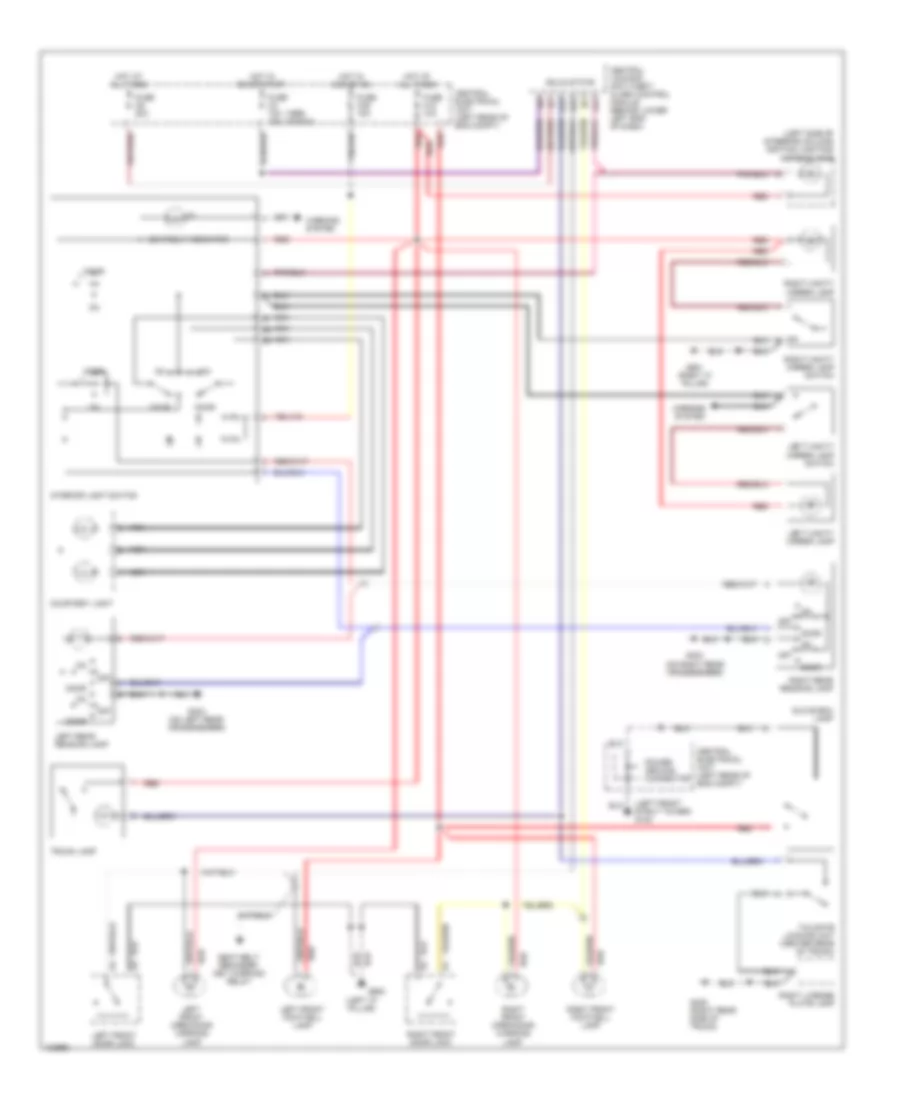 Courtesy Lamps Wiring Diagram Convertible for Volvo C70 1999
