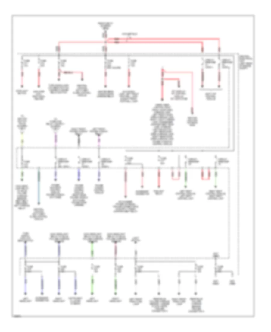 Power Distribution Wiring Diagram 2 of 3 for Volvo C70 1999
