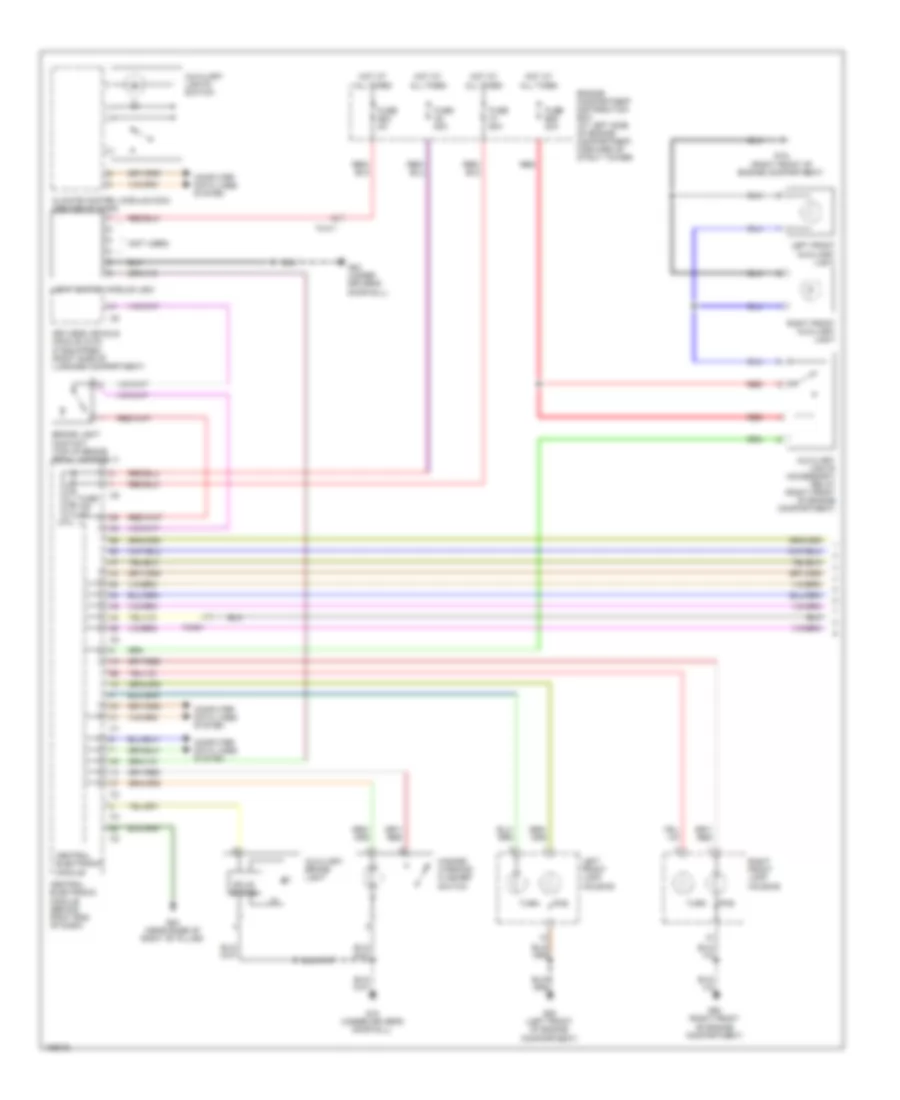 Exterior Lamps Wiring Diagram 1 of 2 for Volvo S80 2013