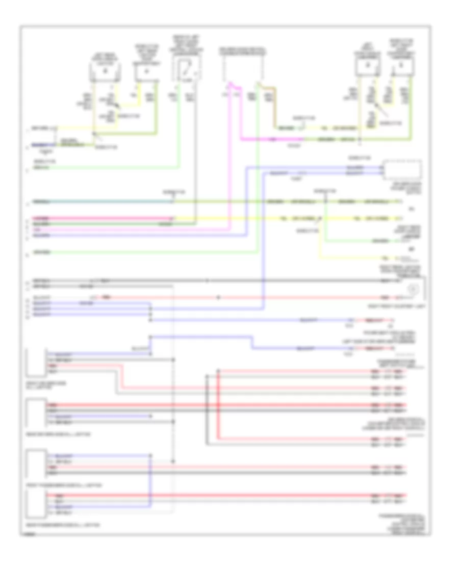 Courtesy Lamps Wiring Diagram (3 of 3) for Volvo S80 2013
