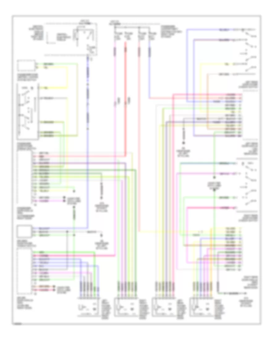 Power Windows Wiring Diagram for Volvo S80 2013