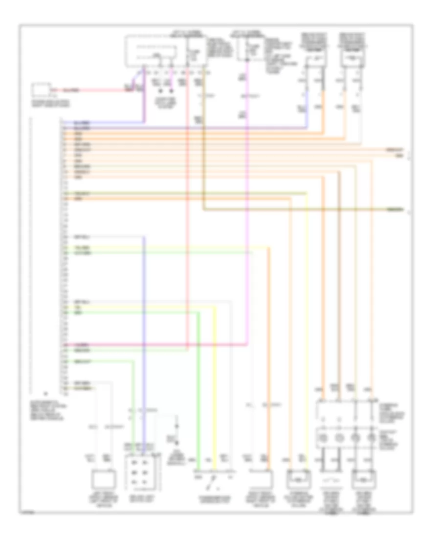 Supplemental Restraints Wiring Diagram 1 of 3 for Volvo S80 2013