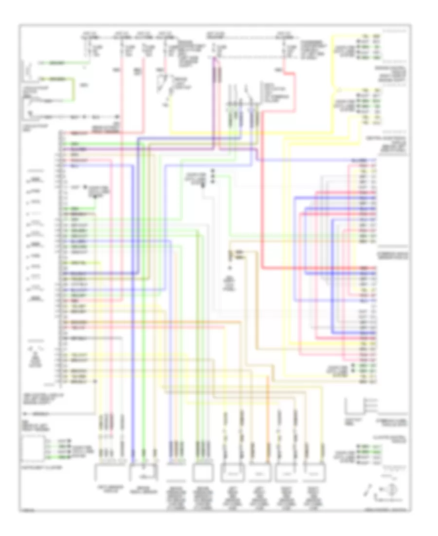 Anti lock Brakes Wiring Diagram with Dynamic Stability Control for Volvo S60 T 5 2003