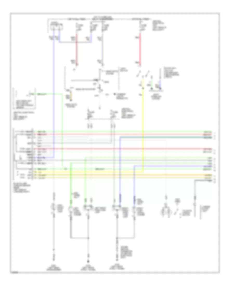Exterior Lamps Wiring Diagram 1 of 2 for Volvo S70 1999
