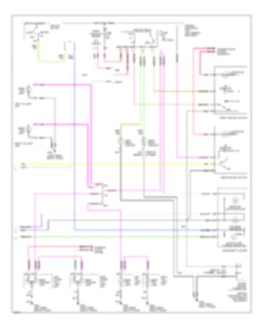 Headlight Wiring Diagram 2 of 2 for Volvo S70 1999