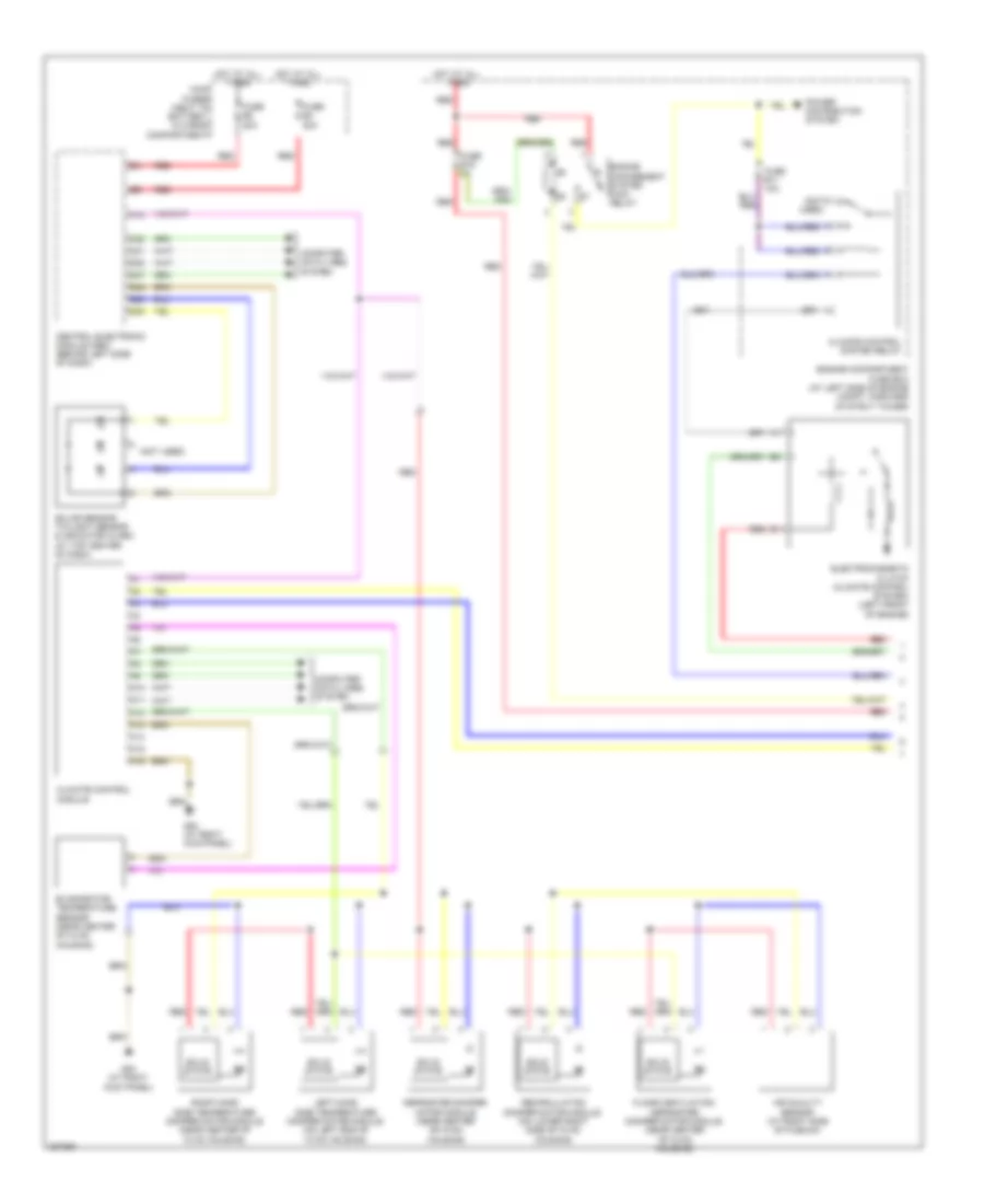 4.4L, Automatic AC Wiring Diagram (1 of 2) for Volvo XC90 2008