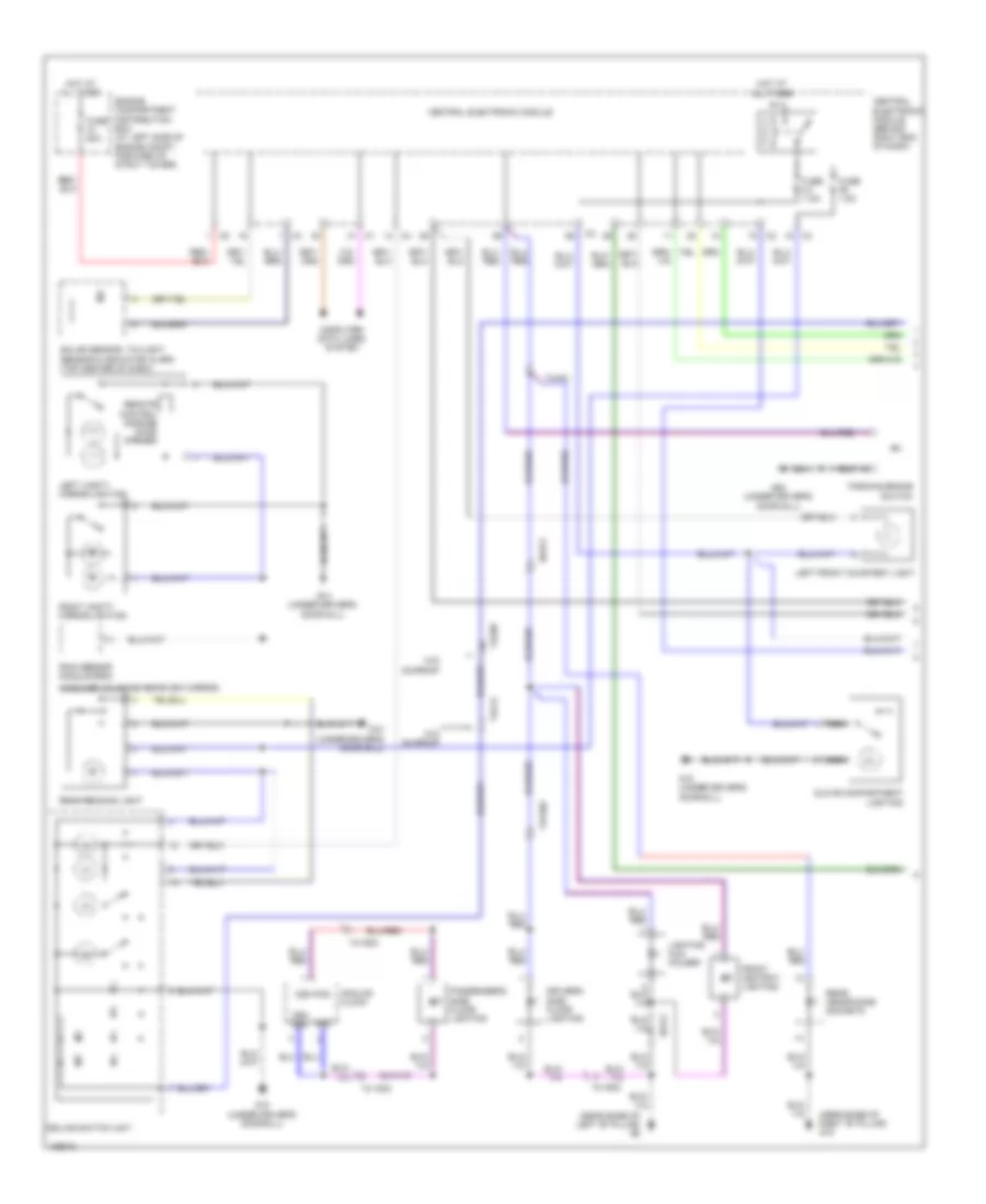 Courtesy Lamps Wiring Diagram 1 of 3 for Volvo S80 T 6 2013