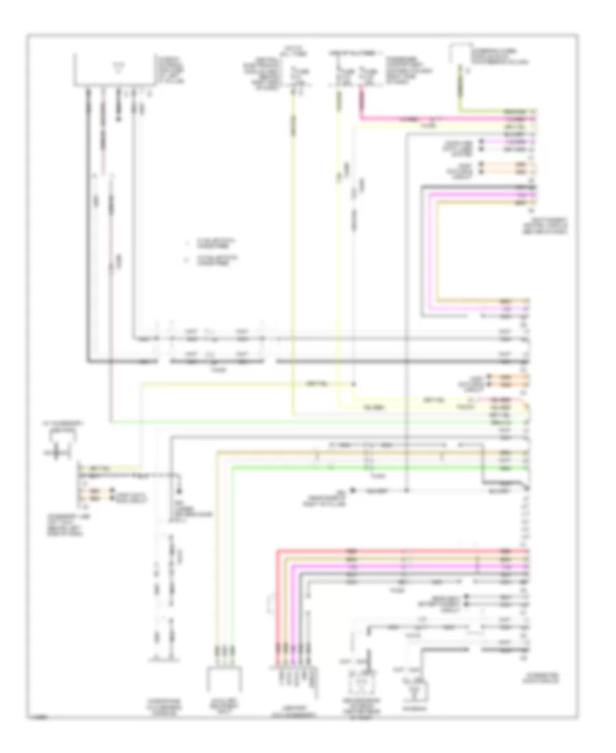 Radio Wiring Diagram, Premium (2 of 2) for Volvo S80 T-6 2013