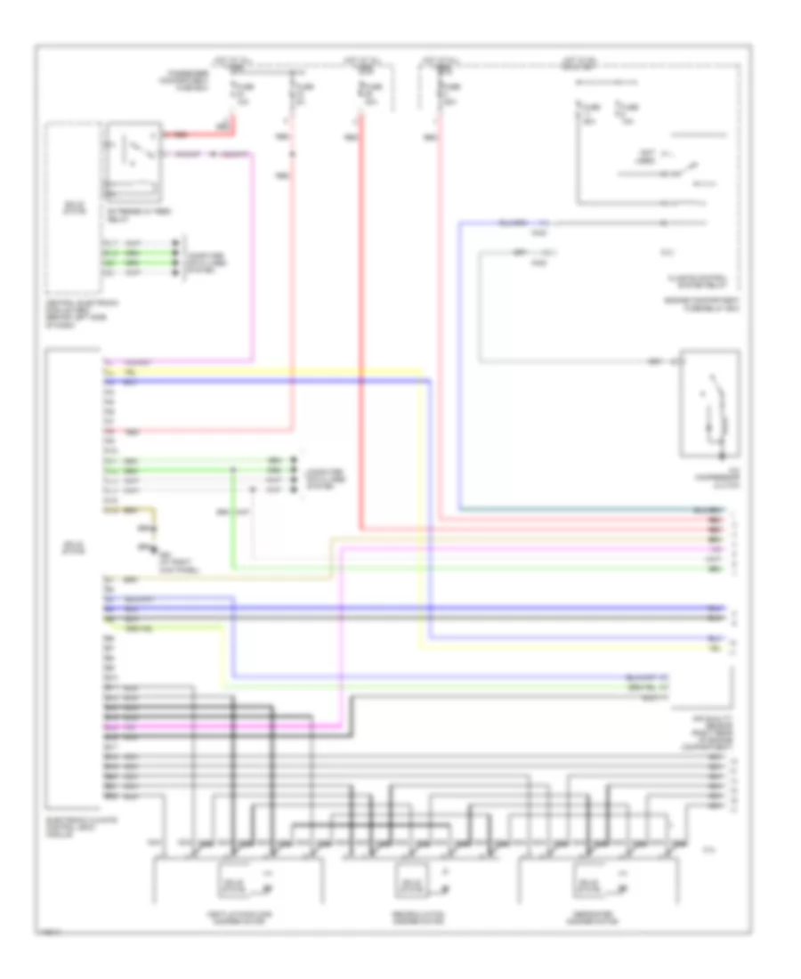 Automatic A C Wiring Diagram 1 of 2 for Volvo S80 2003