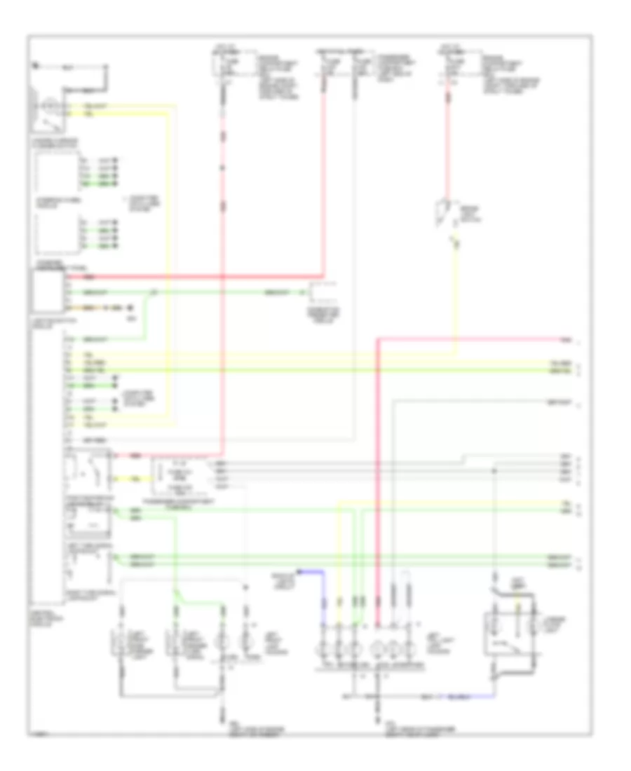 Exterior Lamps Wiring Diagram 1 of 2 for Volvo S80 2003