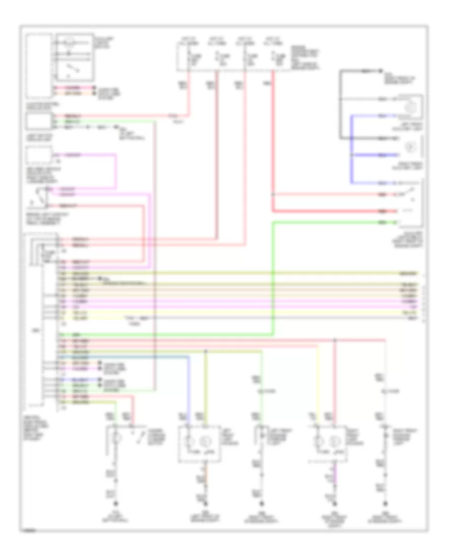 Exterior Lamps Wiring Diagram (1 of 2) for Volvo XC60 2013