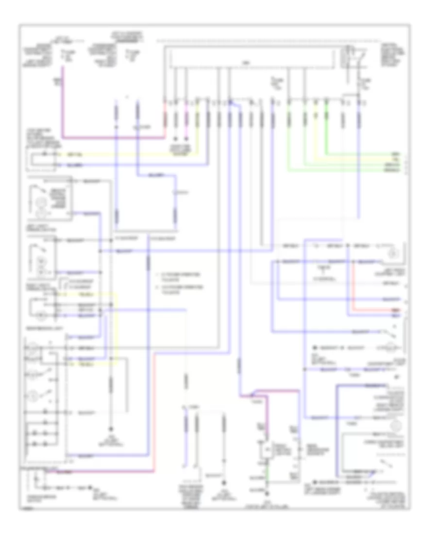 Courtesy Lamps Wiring Diagram 1 of 2 for Volvo XC60 2013
