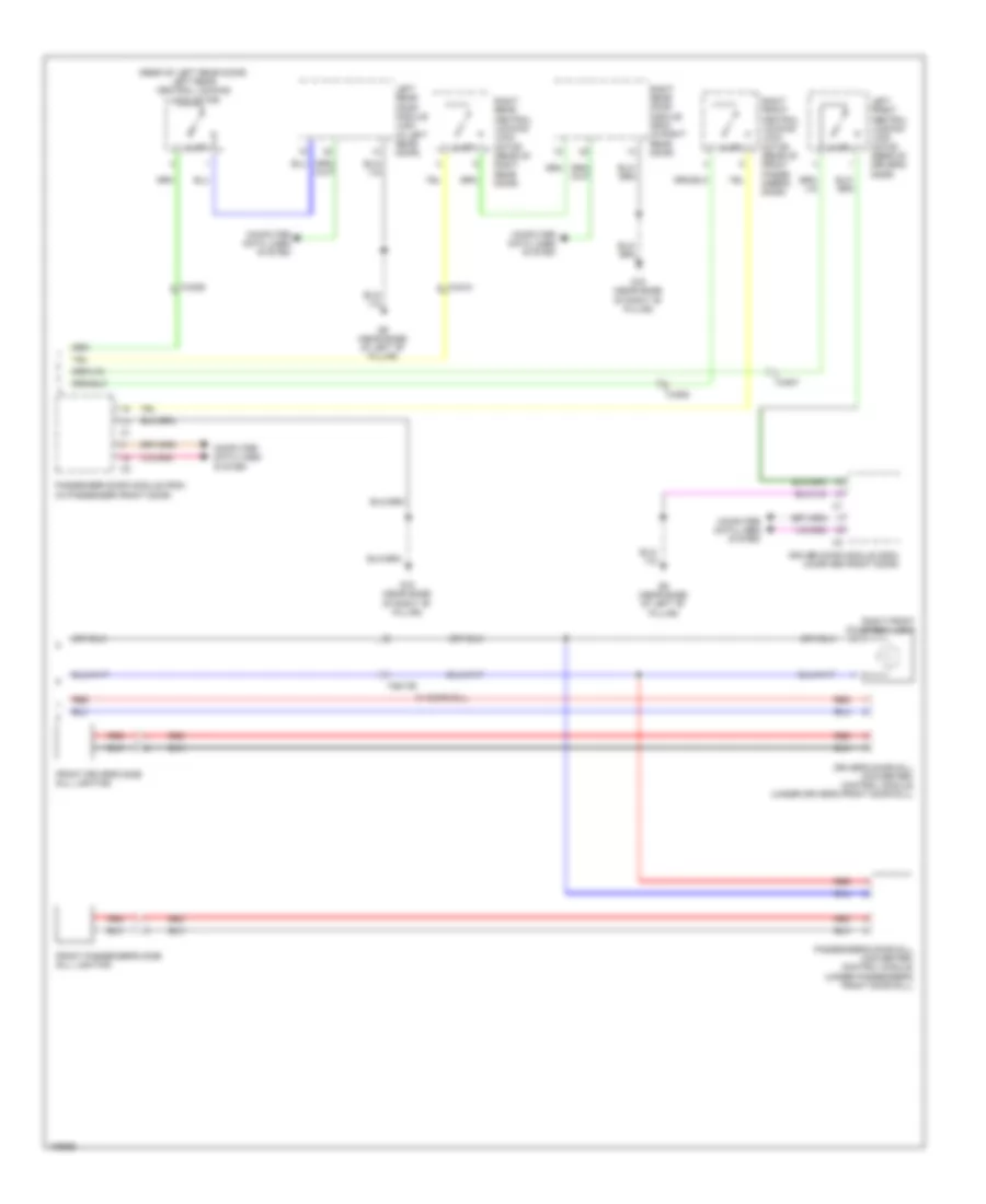 Courtesy Lamps Wiring Diagram 2 of 2 for Volvo XC60 2013