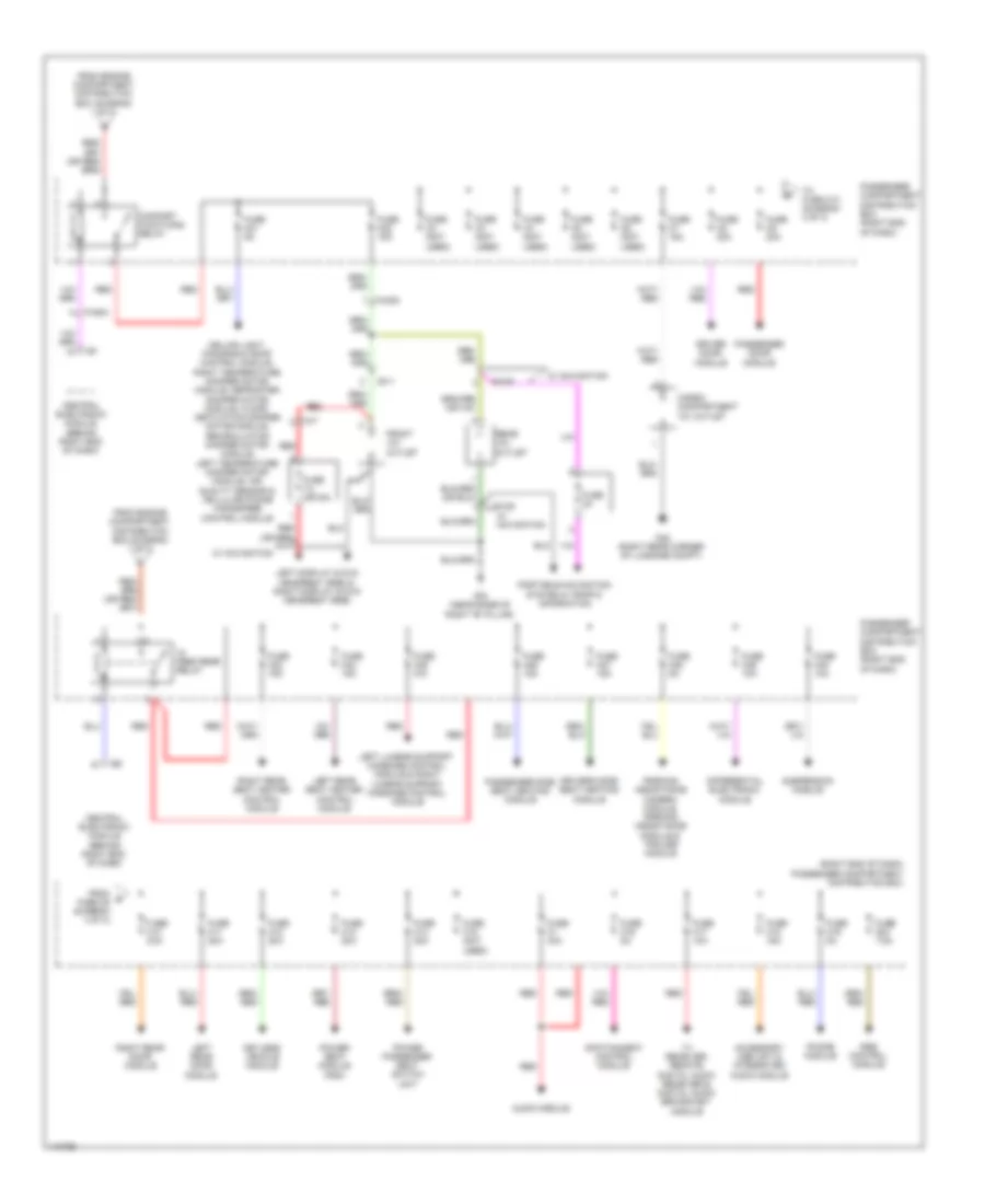 Power Distribution Wiring Diagram 3 of 3 for Volvo XC60 2013