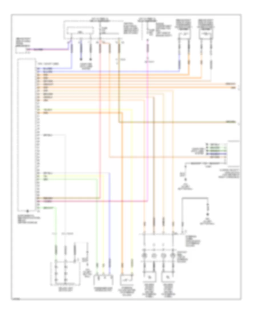 Supplemental Restraints Wiring Diagram 1 of 3 for Volvo XC60 2013