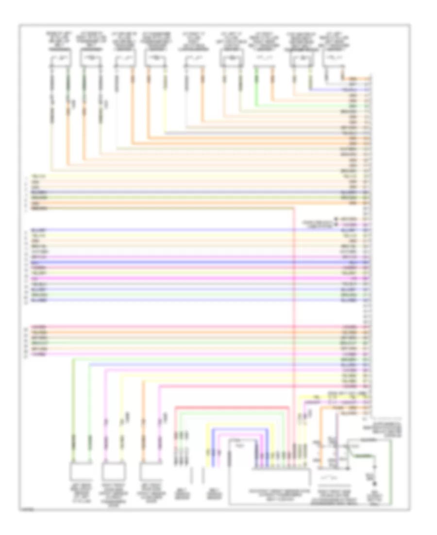 Supplemental Restraints Wiring Diagram (3 of 3) for Volvo XC60 2013