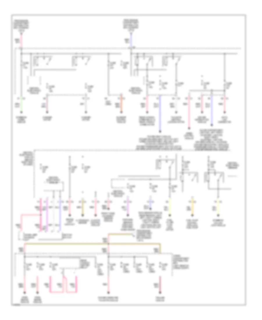 Power Distribution Wiring Diagram (2 of 3) for Volvo XC60 T-6 2013