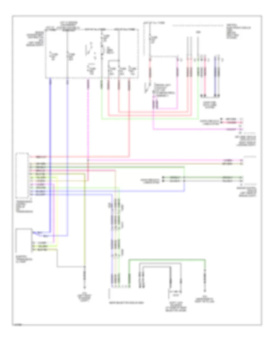 Shift Interlock Wiring Diagram for Volvo XC60 T-6 2013