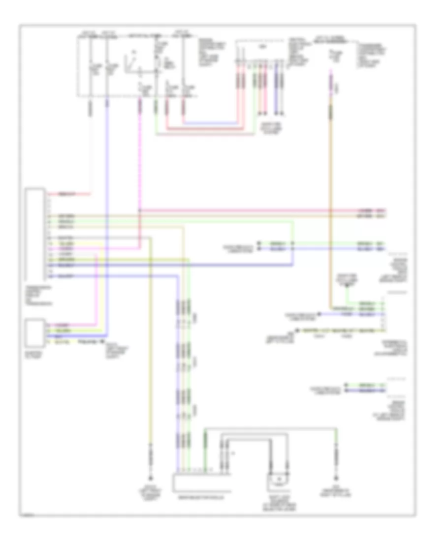 Transmission Wiring Diagram for Volvo XC60 T 6 2013