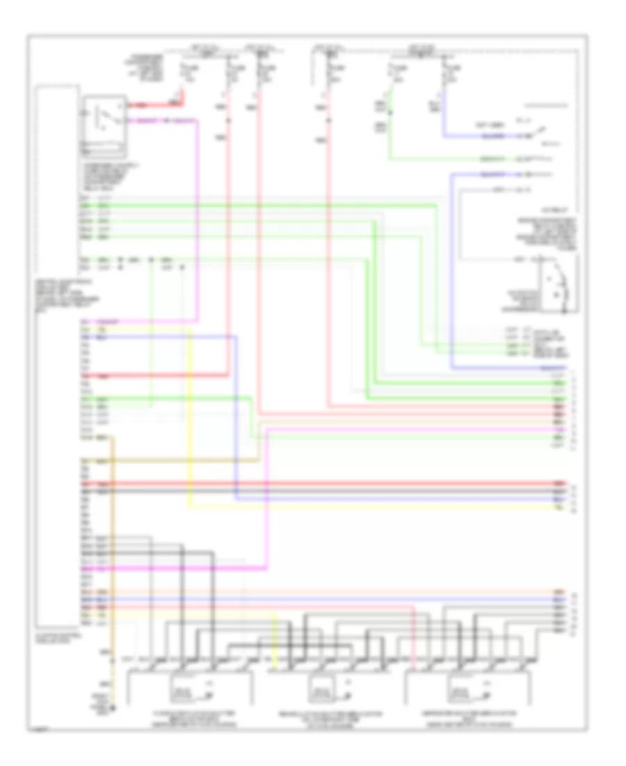 Automatic AC Wiring Diagram (1 of 2) for Volvo S80 1999