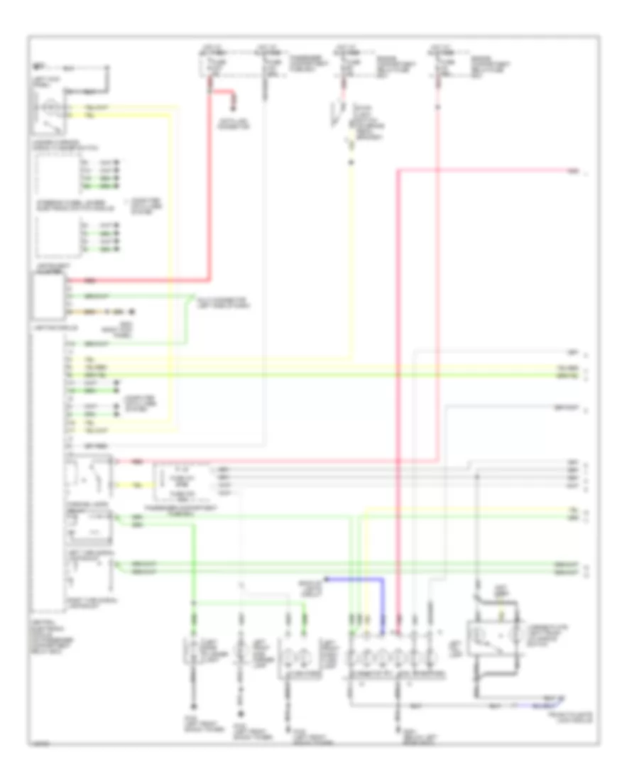 Exterior Lamps Wiring Diagram 1 of 2 for Volvo S80 1999