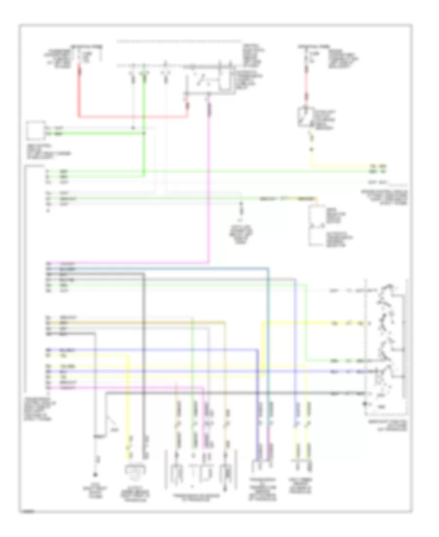 A T Wiring Diagram AW50 42 for Volvo S80 1999