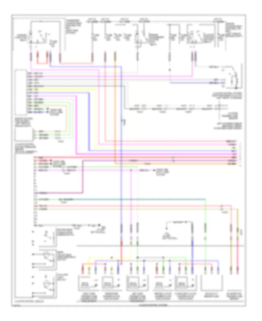 Automatic AC Wiring Diagram (1 of 2) for Volvo XC60 T-6 R-Design 2013