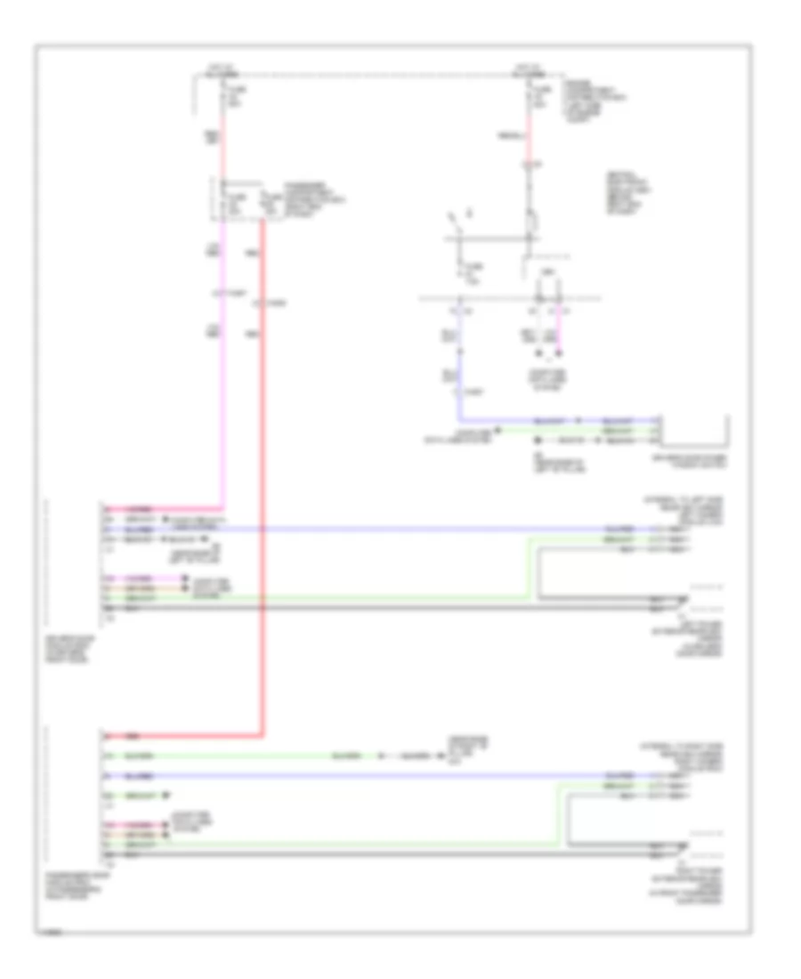 Blind Spot Information System Wiring Diagram for Volvo XC60 T 6 R Design 2013