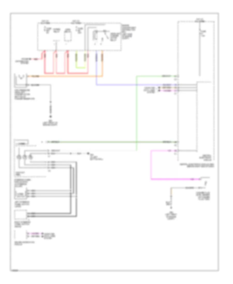 Headlamp Washer Wiring Diagram for Volvo XC60 T 6 R Design 2013