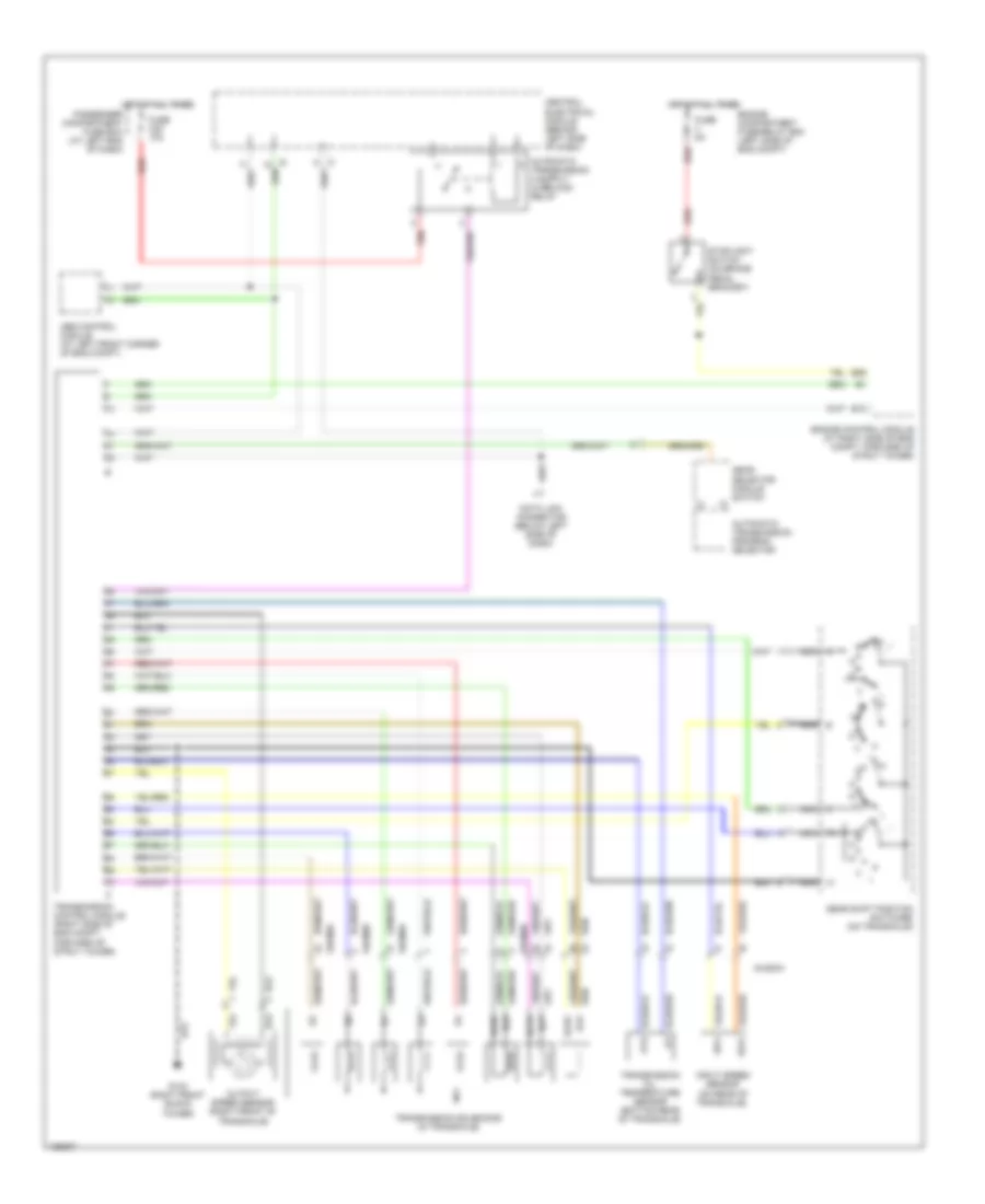 AT Wiring Diagram, AW55-50 for Volvo S80 T-6 1999