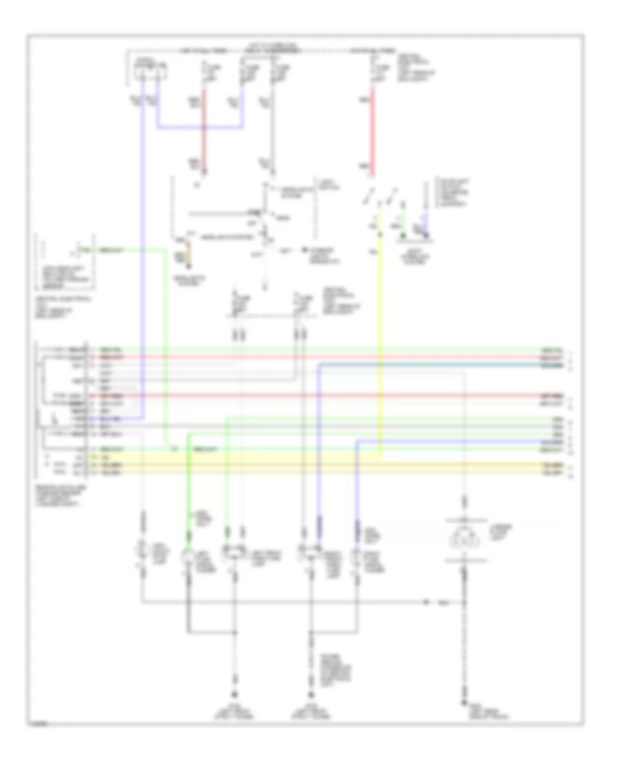 Exterior Lamps Wiring Diagram 1 of 2 for Volvo V70 1999