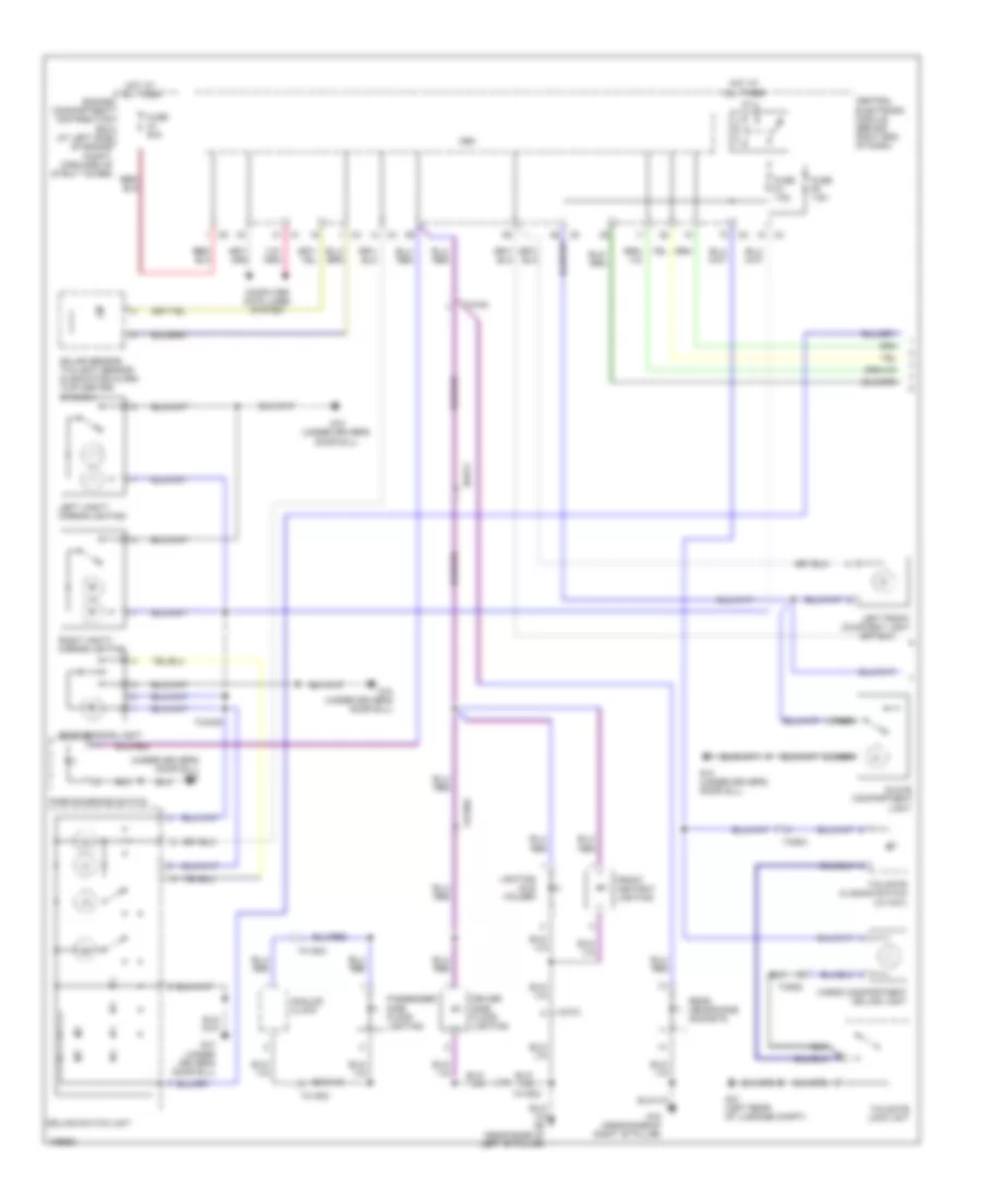 Courtesy Lamps Wiring Diagram 1 of 2 for Volvo XC70 2013