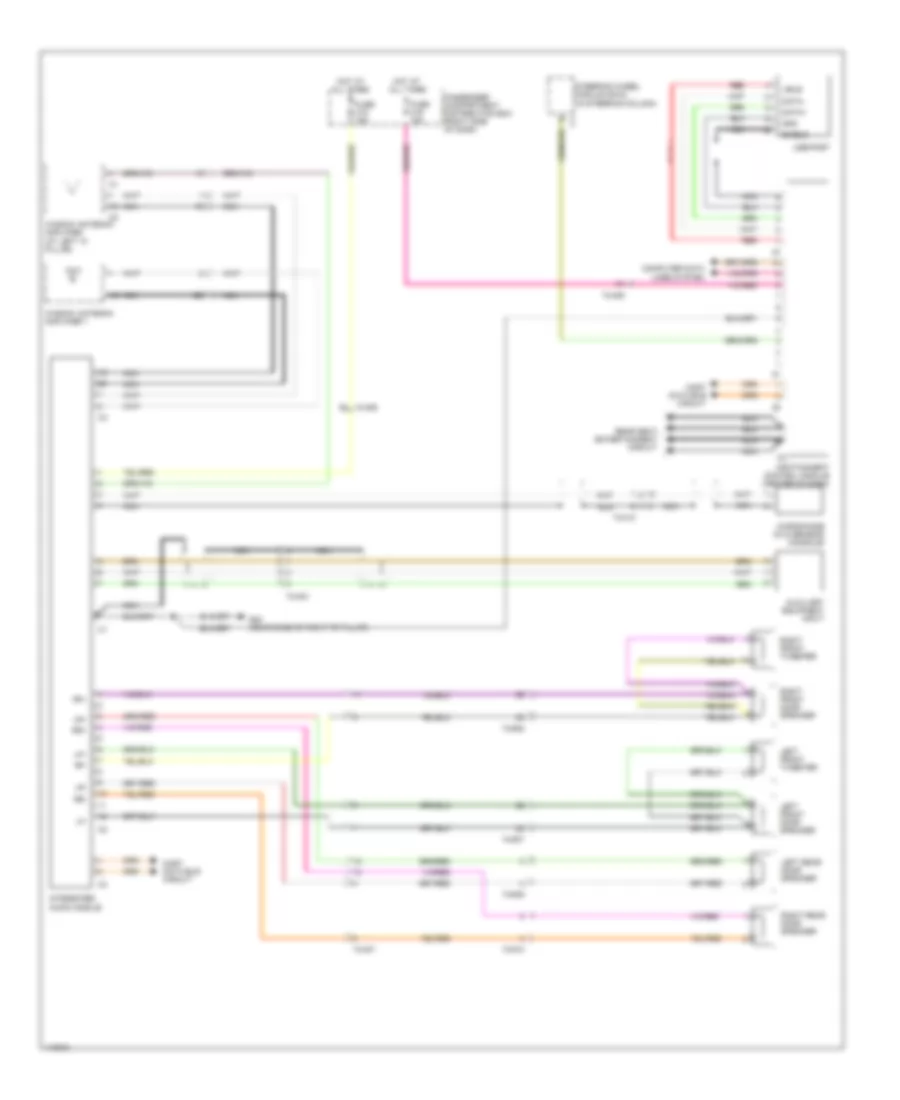 Radio Wiring Diagram Base for Volvo XC70 2013