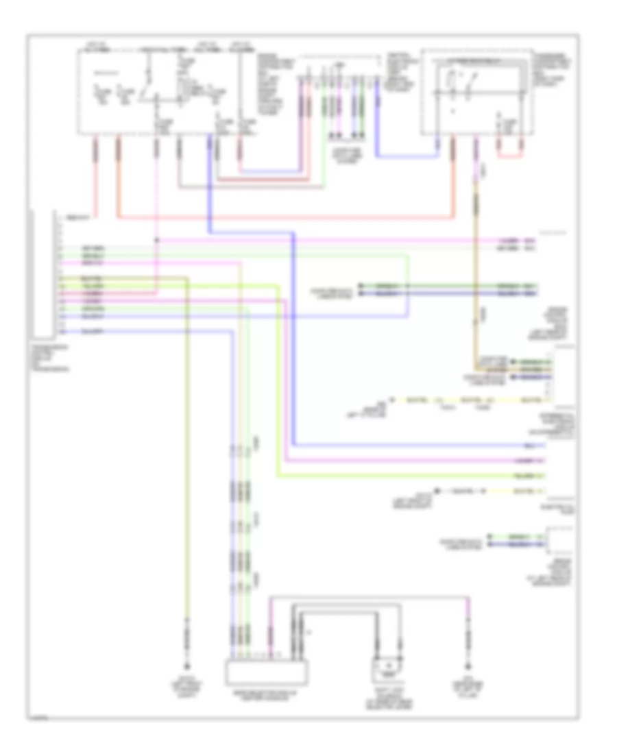 Transmission Wiring Diagram for Volvo XC70 2013