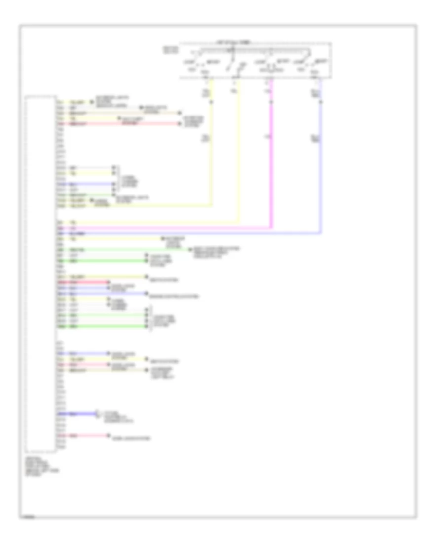 Central Electronic Module Wiring Diagram 1 of 2 for Volvo V70 2003