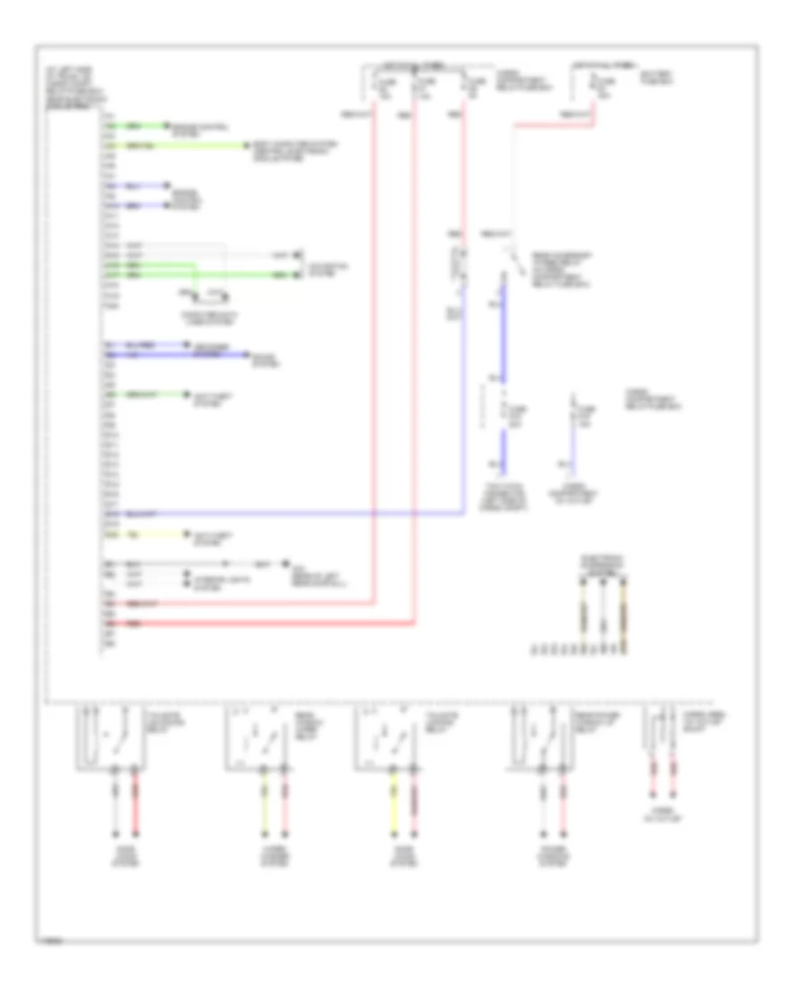 Rear Electronic Module Wiring Diagram (1 of 2) for Volvo V70 2003
