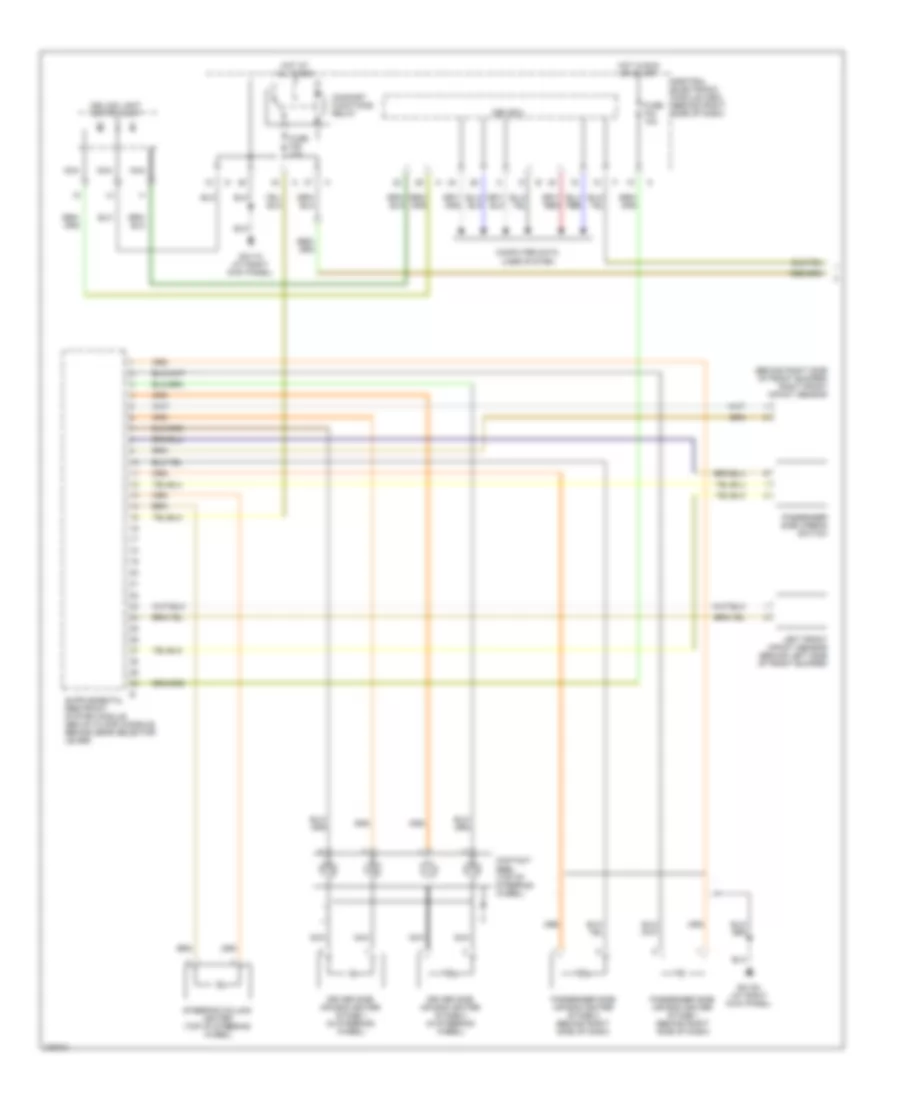 Supplemental Restraints Wiring Diagram 1 of 3 for Volvo C70 T 5 2009