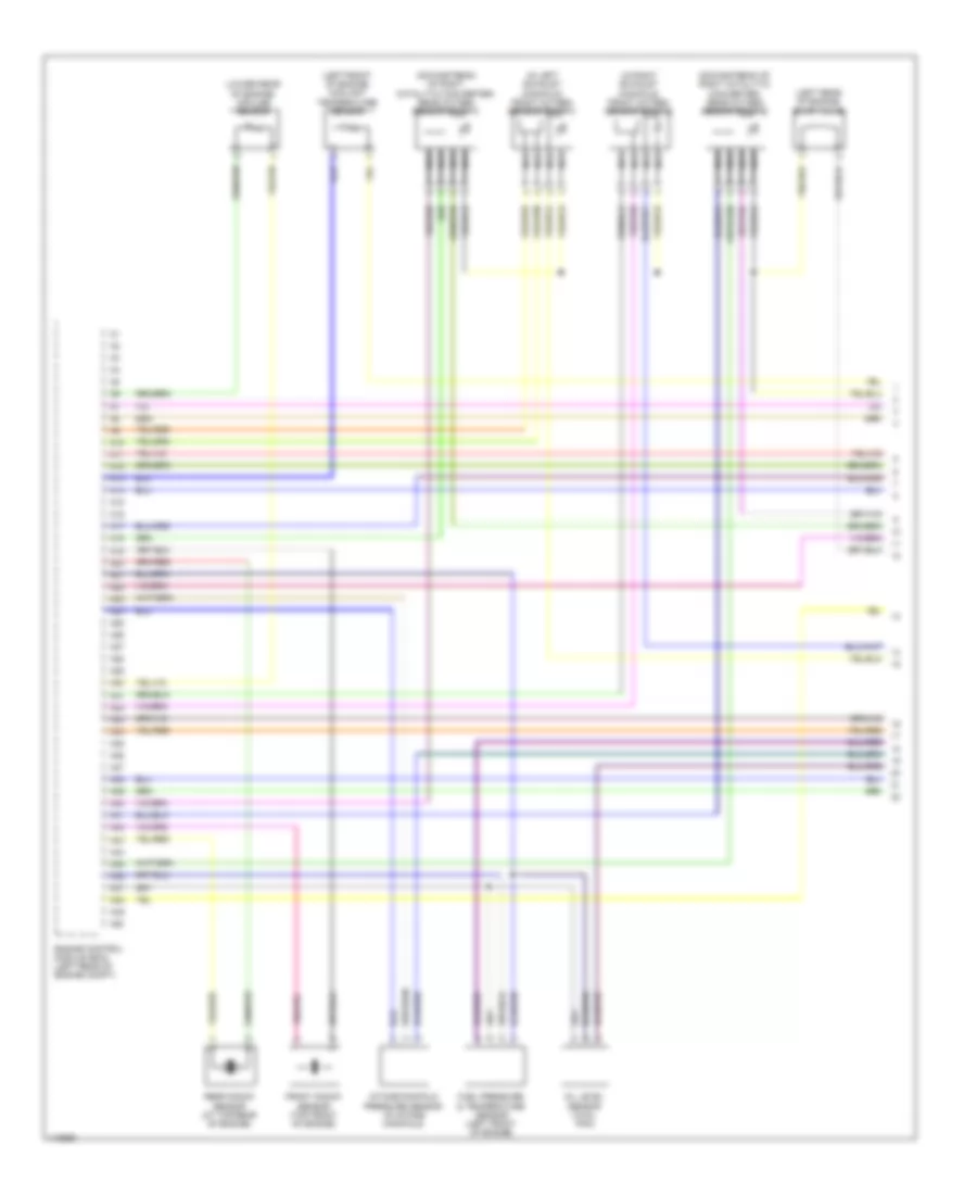 3.2L, Engine Performance Wiring Diagram (1 of 5) for Volvo XC70 T-6 2013