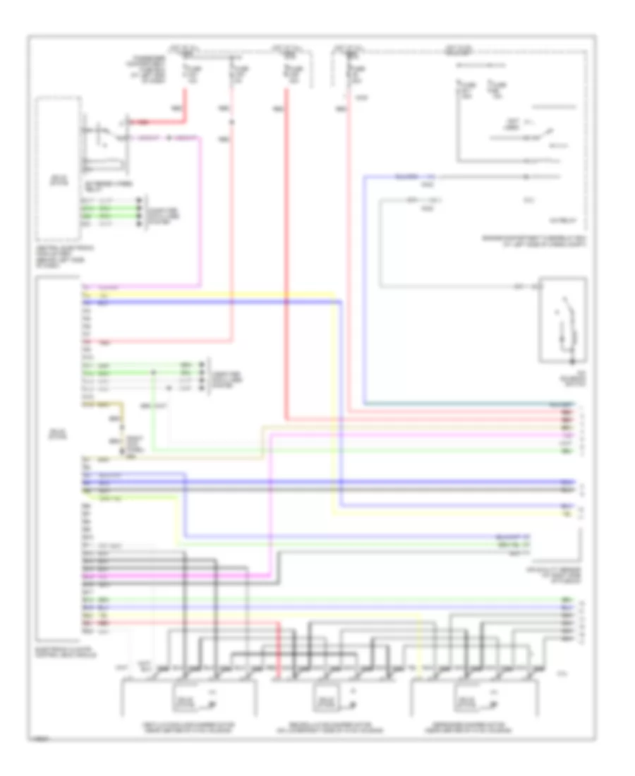 Automatic A C Wiring Diagram 1 of 2 for Volvo V70 T 5 2003
