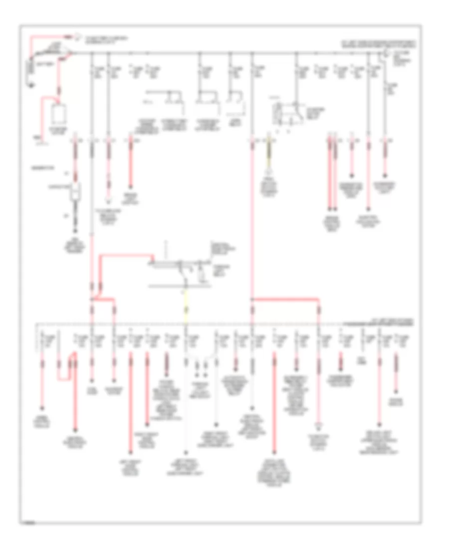 Power Distribution Wiring Diagram 1 of 3 for Volvo V70 T 5 2003
