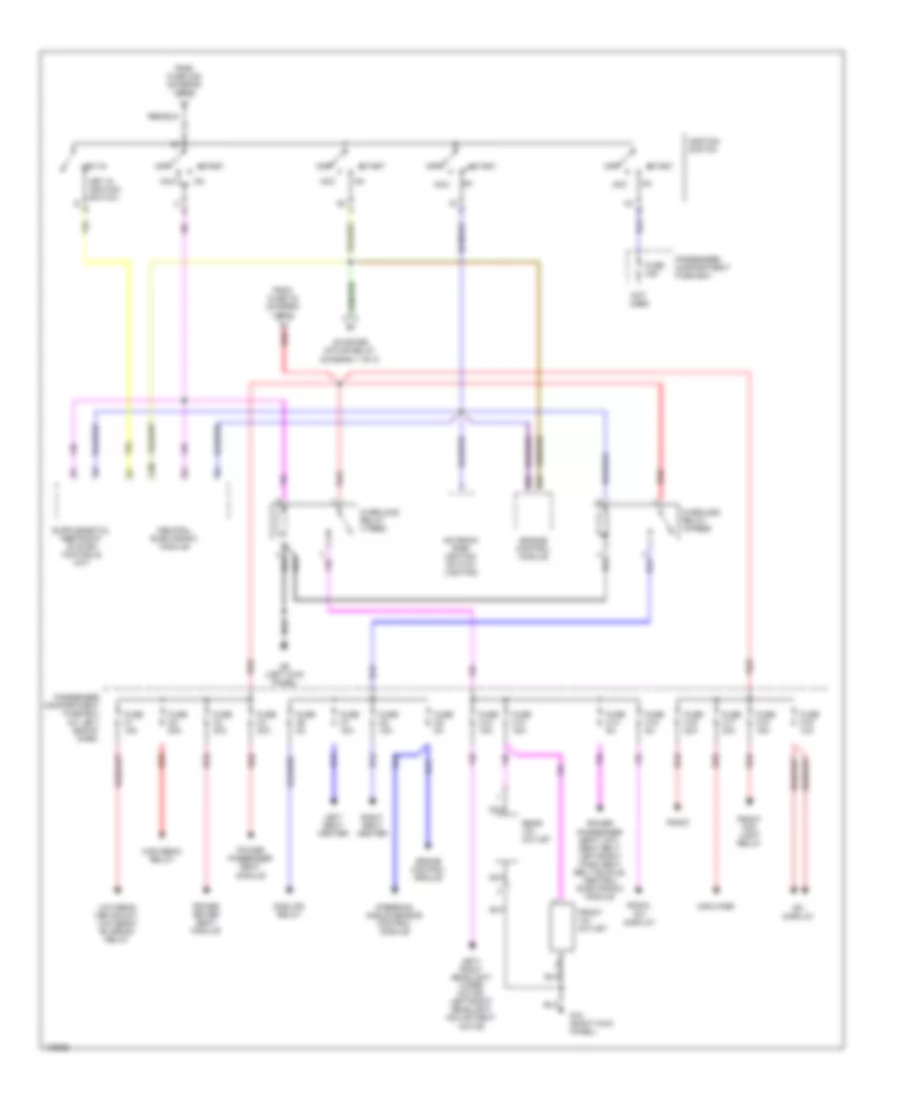 Power Distribution Wiring Diagram 3 of 3 for Volvo V70 T 5 2003