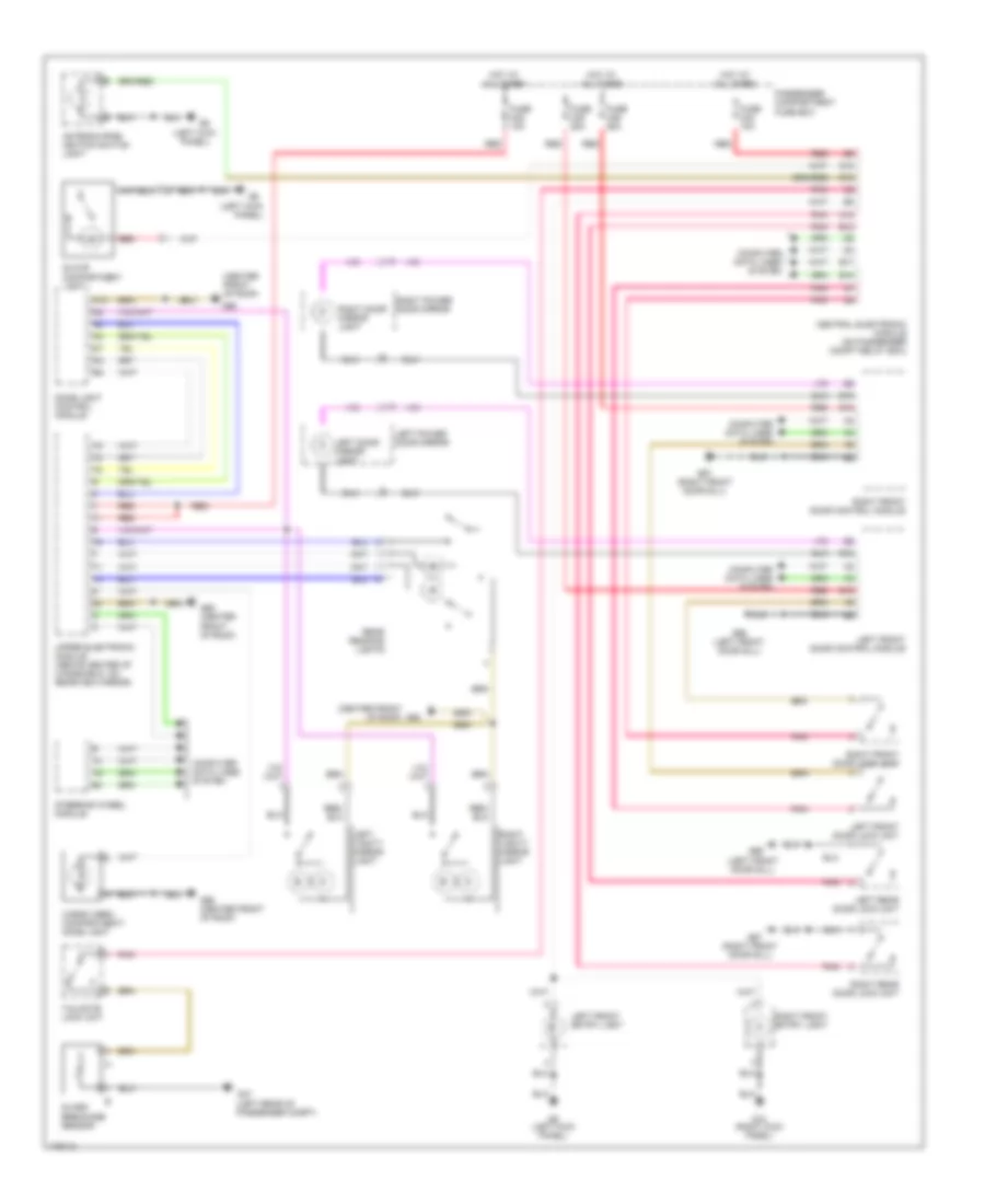 Courtesy Lamps Wiring Diagram for Volvo XC70 2003