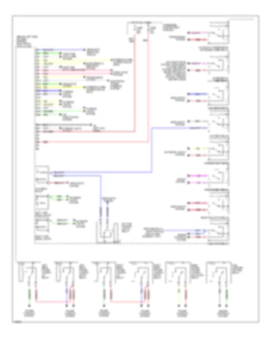 Central Electronic Module Wiring Diagram (2 of 2) for Volvo XC90 2003