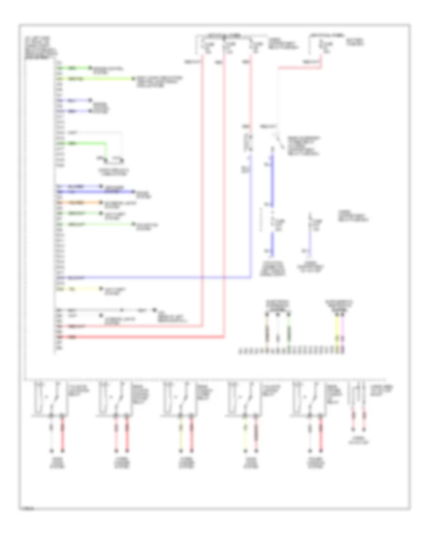 Rear Electronic Module Wiring Diagram 1 of 2 for Volvo XC90 2003